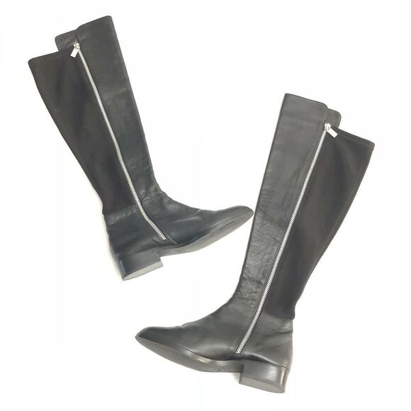 MICHAEL Michael Kors Leather Tall Riding Boots - Picture 2 of 8